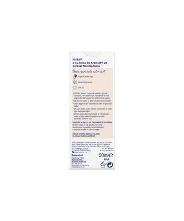 NIVEA Essentials BB Cream Light Tone Day Face Care Cream 50 ml - Buy Online on GoSupps.com
