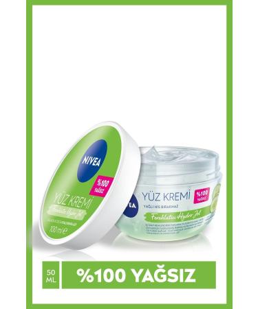 NIVEA I Refreshing Hydro Gel Face Care Cream 100ml Hyaluronic Acid Oily Skin Anti-Shine Moisturizer
