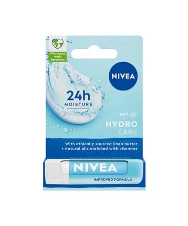 NIVEA Lip Care Cream Hydro Care 4.8 g 24 Hour Moisture SPF 15