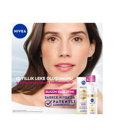 NIVEA Luminous630 Anti-Spot Skin Care Serum 2 Layers Hyaluronic Acid 30 Ml Skin Tone Equalizer