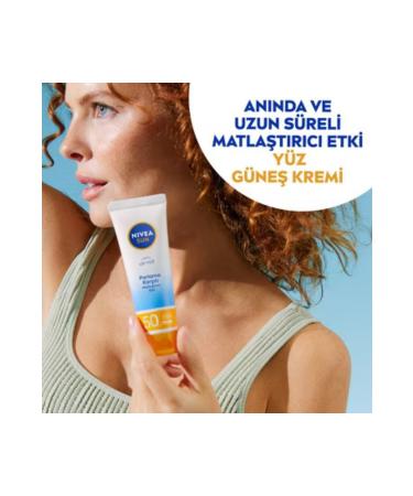 NIVEA Sun SPF50 Anti-Shine and Mattifying Sunscreen Face Sun Cream 50 ml - Buy Online on GoSupps.com