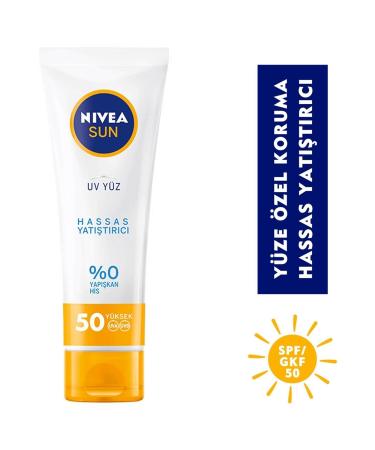 NIVEA Sun Uv Face Sensitive Soothing Spf 50 50 ml