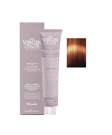 Nook The Virgin Color Ammonia Free Hair Dye 6.43 Dark Blonde Copper Gold 100 ml