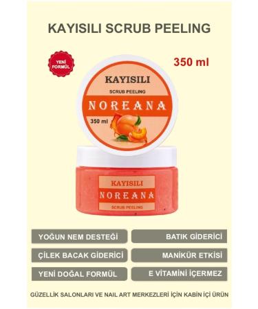Noreana Apricot 350ml Scrub Peeling Cellulite & Dark Spot & Intense Moisture