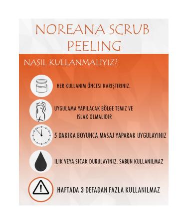 Noreana Apricot Scrub Peeling 800ml Ingrown Hair Remover & Intensive Moisture Support - Buy Online on GoSupps.com