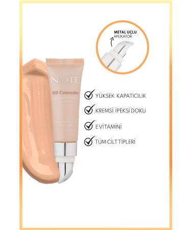 Note Cosmetics Bb Concealer Spf 15 Intensive Concealer Metal Head Under Eye Concealer - 03 Medium Dark - Buy Online on GoSupps.com