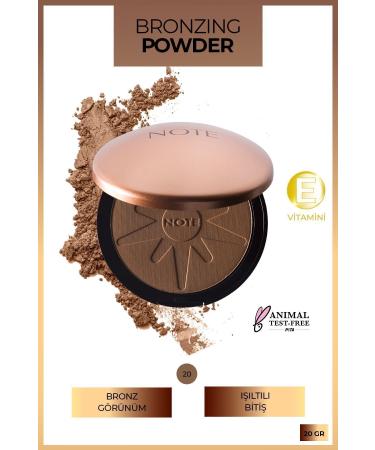 Note Cosmetics Bronzing Powder Bronzing Powder - 20 Dark Beige