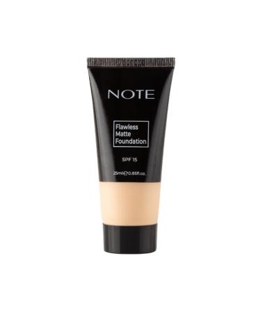 Note Cosmetics FLAWLESS MATTE FOUNDATION NATURAL BEIGE 01