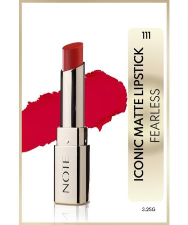 Note Cosmetics Intensely Pigmented Matte Lipstick With a Permanent Formula - 111 Fearless Passi-240