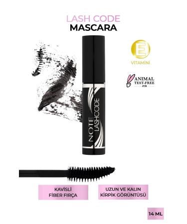 Note Cosmetics Lash Code Lengthening and Curling Mascara - Black