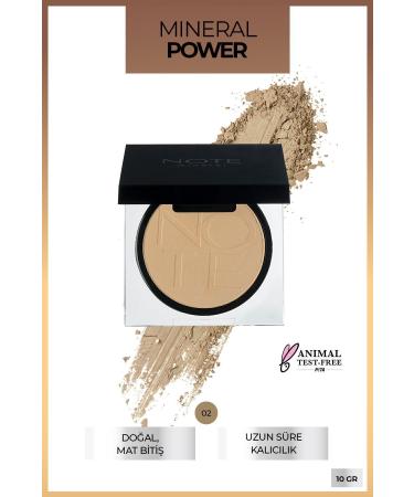 Note Cosmetics Mineral Powder 02 Matte Finish Powder Face Powder