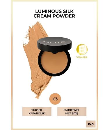 Note Cosmetics Powder Foundation with Permanent Matte Finish Suitable For All Skin Types-03 Medium Beige Passi-281