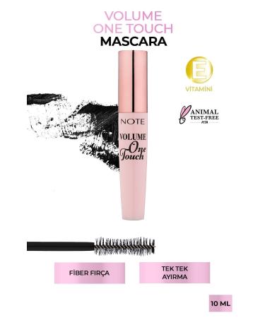 Note Cosmetics Volume One Touch Separating and Volume Effect Mascara - Black