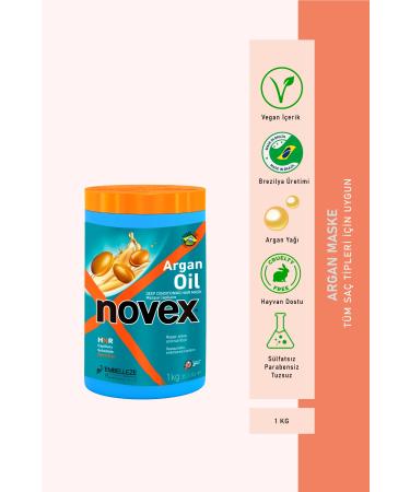 NOVEX Argan Oil - Hair Mask with Repairing Argan Oil for Damaged and Processed Hair 1kg