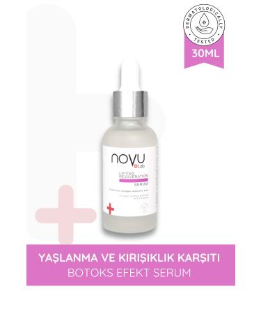 novulab Lifting Effect Botox Effect Anti-Aging and Anti-Wrinkle Glutathione Collagen Hyaluronic Acid Serum30ml