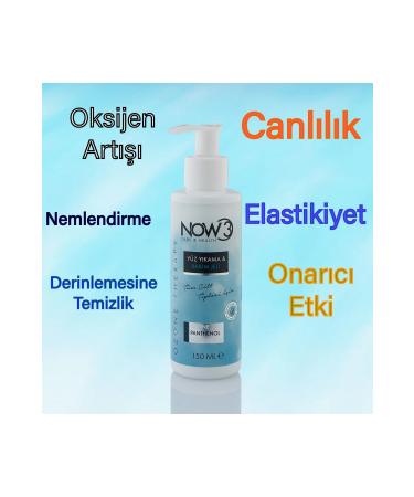 NOWO3 Ozone Face Wash Gel 150 ml Face Cleansing Gel. Anti-Acne Gives Brightness to the Skin.