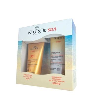 Nuxe Sun Protection Face and Body Milk Spf30 150 ml + After Sun Moisturizing Shampoo 9900000037991