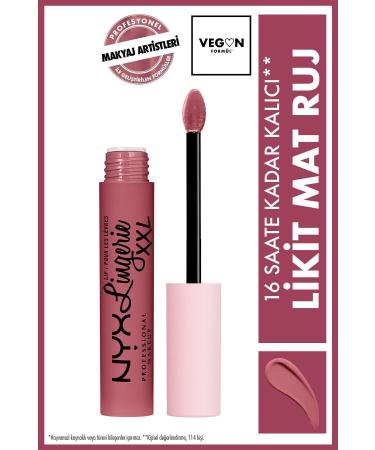 NYX Professional Makeup Lip Lingerie Xxl Liquid Matte Lipstick Flaunt It