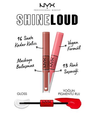 NYX Professional Makeup Shine Loud High Shine Lip Color Life Goals - Dudak Parlat c s  - Buy Online on GoSupps.com