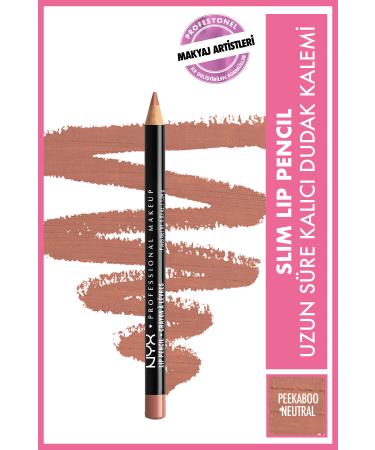NYX Professional Makeup Lip Pencil - Slim Lip Pencil Peekaboo Neutral 800897139469
