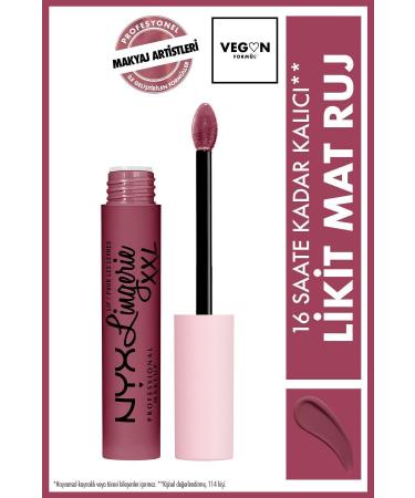 NYX Professional Makeup Likit Mat Ruj - Lip Lingerie Xxl Matte Liquid Lipstick Bust Ed