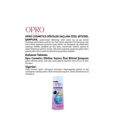OPRO Cosmetics Anti-Hair Loss Keratin Biotin Horse Dry - Fennel Essence Shampoo 400 ml - Buy Online on GoSupps.com