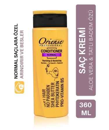 ORIENSE Professional 360ml Hair Conditioner Normal - Superior Care with Shea Butter Panthenol and Phytokeratin