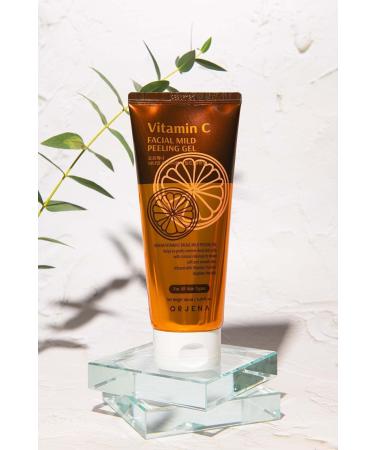 Orjena C Vitamin Facial Mild Peeling Gel - Anti-Stain - Revitalizing Face Cleaning Peeling Gel 180ml - Buy Online on GoSupps.com