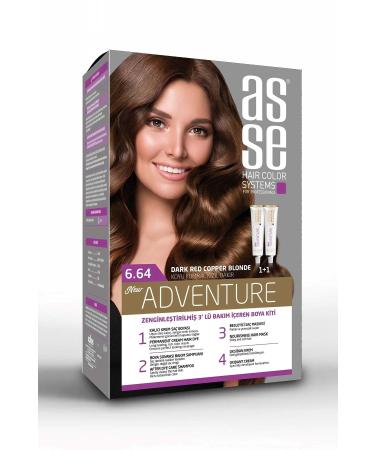 asse 6.64 Dark Blonde Red 50 50ml Set Paint