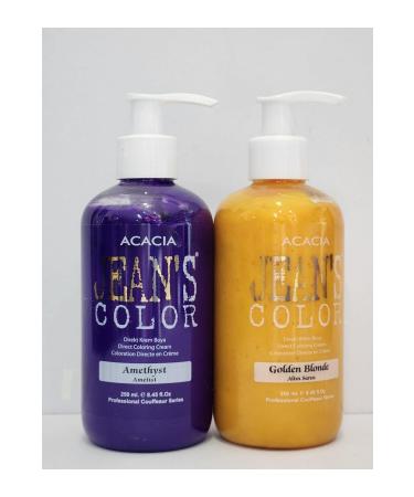 Acacia Jeans Color Amestish-Golden Yellow 250 ml Set of 2