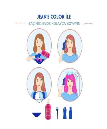 jeans color Ammonia Free Red Fire Colored Hair Dye 250 Ml x2 Pieces Odorless Water Based Red Fire Hair Dye - Buy Online on GoSupps.com