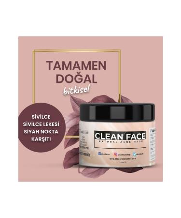 Clean Face Skin Mask Clay Mask - Anti-Acne Anti-Blackhead And Face Mask