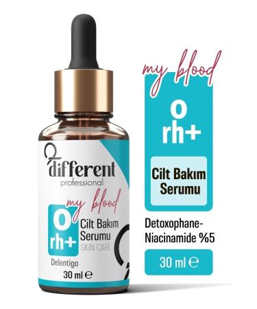 DIFFERENT PROFESSIONAL 0 Rh Blood Group Special Skin Renewing Moisturizing Anti-Spot Brightening Care Serum