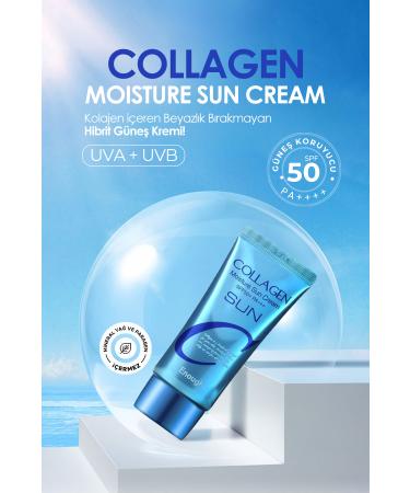 Enough Collagen Containing Non-Whitening Hybrid Sun Cream Sun Cream Spf 50+ Pa ++++ 50 Gr - Buy Online on GoSupps.com