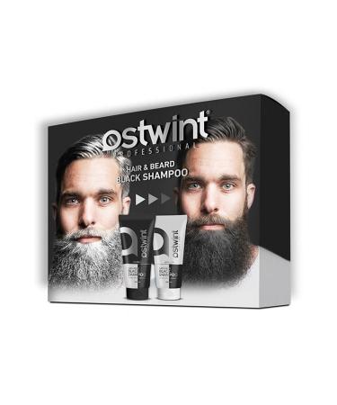 Organic Ostwint Black Shampoo Hair and Beard Blackening Set