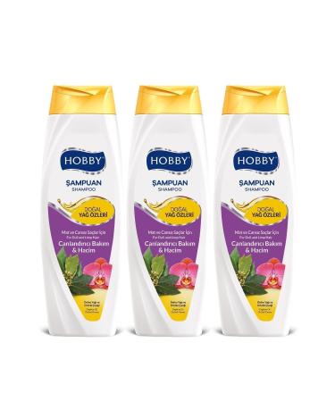 Hobby Shampoo. Laurel Oil & Orchid Flowerx3