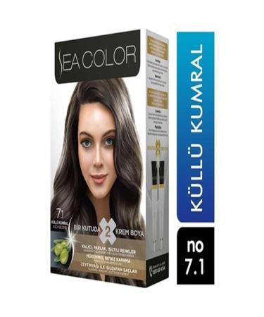 2 Tube Cream Hair Dye Set Light Brown No: 5.0
