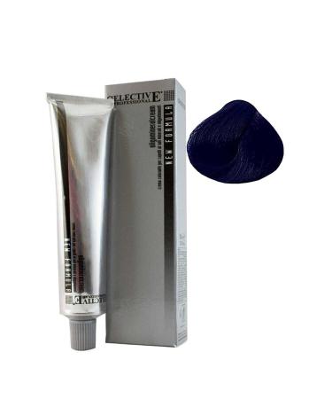 Selective Non-Wearing Permanent Tube Hair Dye 60ml 1.00b Blue Black
