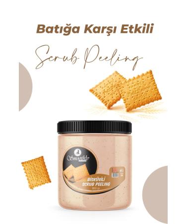 Smoothly Biscuit Flavored Revitalizing & Softening Hand Foot and Body Care Peeling 800gr - Buy Online on GoSupps.com