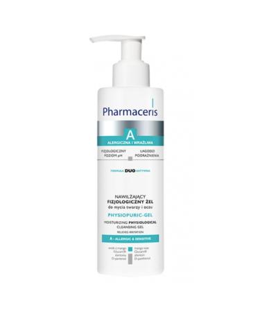 Pharmaceris Dermo - VITAMIN A AND E DUO SERUM & MOISTURIZING PHYSIOLOGICAL CLEANSING GEL - Buy Online on GoSupps.com
