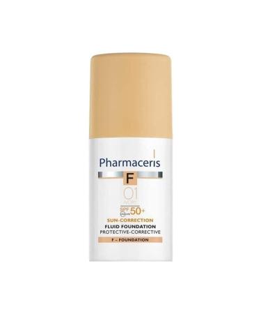 Pharmaceris F SPF 50+ Ivory Protective Corrective Fluid Foundation Sunscreen Cream 30 ml..Sun.