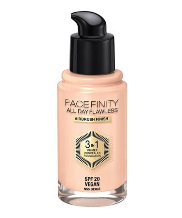 Max Factor Facefinity 3 in 1 Long-lasting Foundation 55 Beige Vegan - Buy Online on GoSupps.com