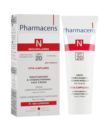 Pharmaceris N Vita Capilaril Moisturizing And Strengtening Face Cream Spf20 50 ml