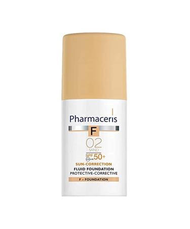 Pharmaceris S-5 Protective-corrective Fluid Foundation Concealer Foundation Spf50+ (02 Sand) (high K