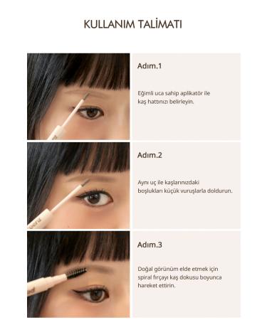 PERIPERA Long-Lasting Intensely Pigmented Eyebrow Gel Peripera Speedy Drawing Longwear Brow (02 Ash Brown) - Buy Online on GoSupps.com