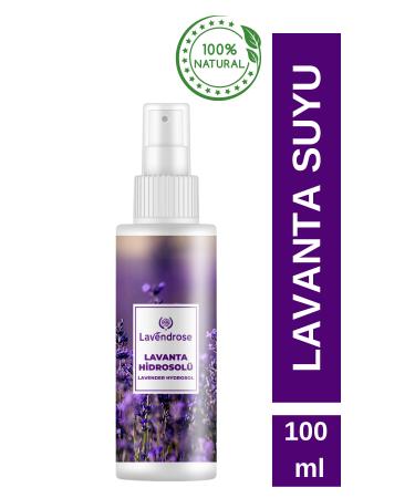 Lavendrose Lavender Water 0 Pure and Natural Refreshing and Nourishing Tonic 100 ml