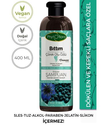 Phytoflora Salt-Free Special B tt m Essence Herbal Shampoo for Hair Falling and Dandruff 400 ml