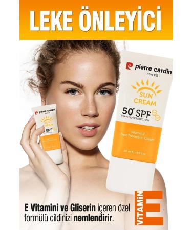 Pierre Cardin Face Sun Cream High UV Protection Spf 50 Anti-Stain Tone Equalizer 50 ml - Buy Online on GoSupps.com