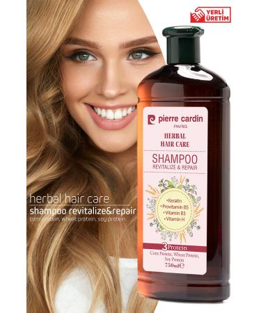 Pierre Cardin Herbal Repairing and Revitalizing Effective Herbal Shampoo 750 Ml
