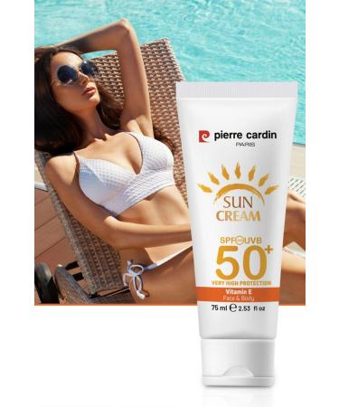 Pierre Cardin Protective Sun Cream 50+ Spf Very High Protection - 75 Ml